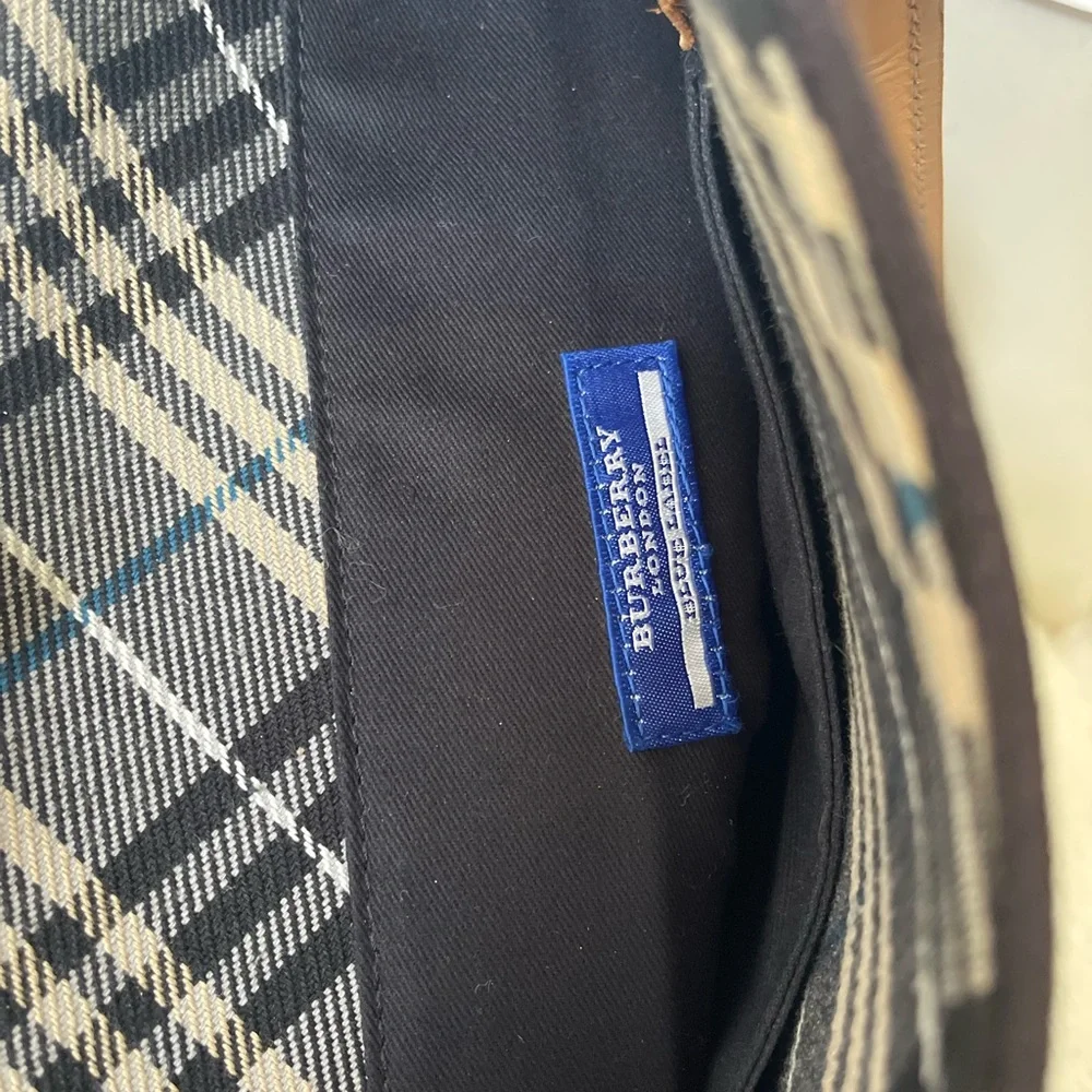 Burberry Blue Label Canvas Tote Bag EUC - Picture 9 of 15